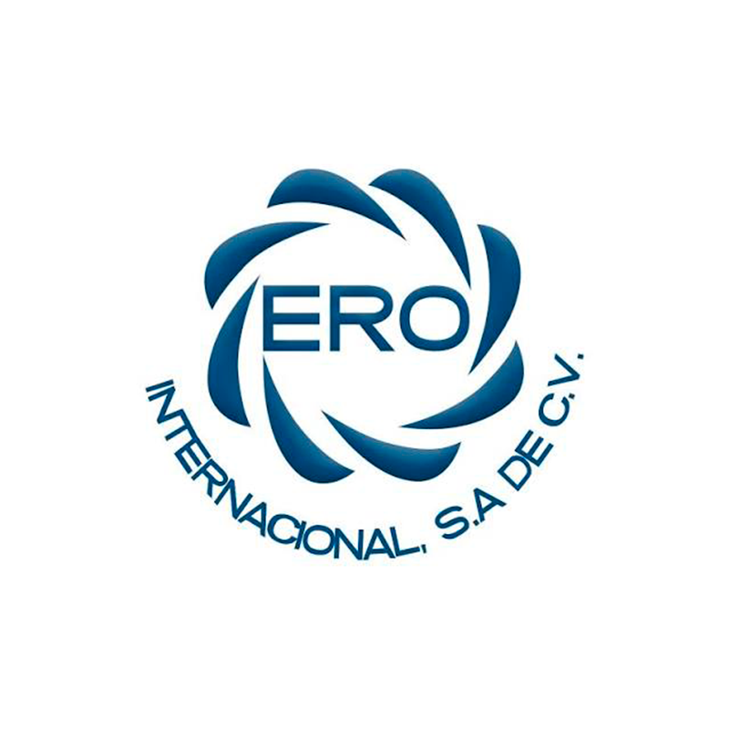 Logotipo de ERO Internacional, empresa que forma parte de las operaciones de Grupo Cesco