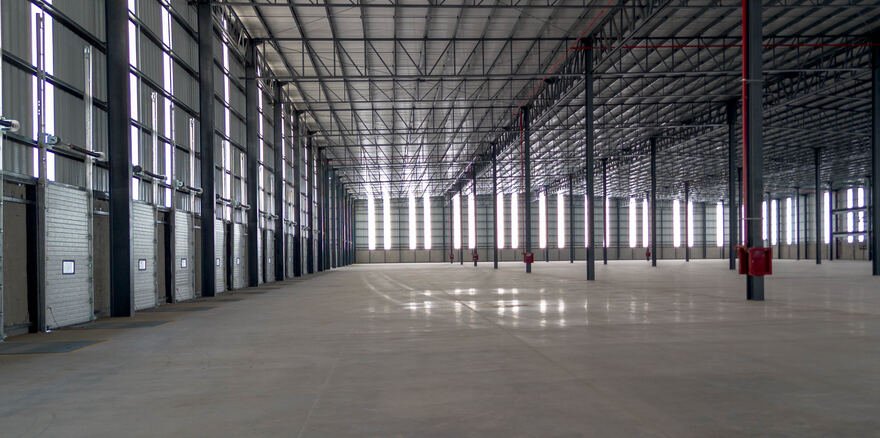 Industrial building interior